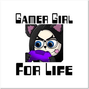 Gamer Girl For Life Posters and Art